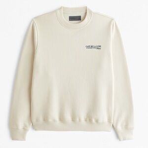 NWT Abercrombie Cafe de la Lune Sweatshirt